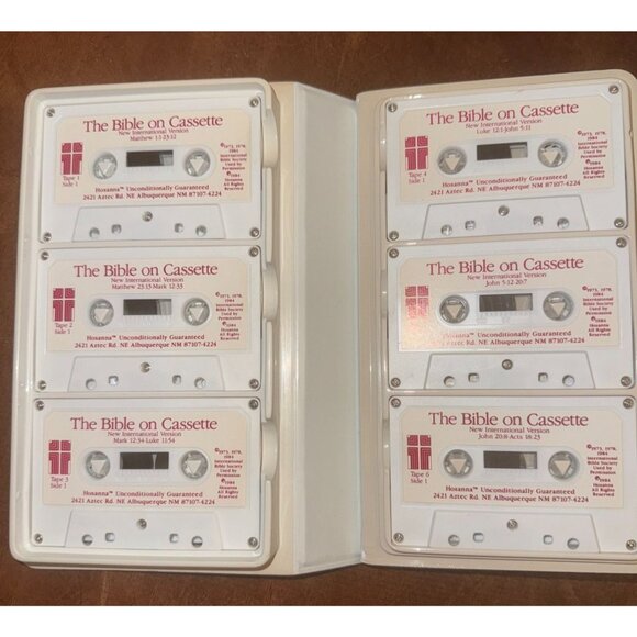 The Bible On Cassette New International Version Old Testament Complete Set - Picture 12 of 12